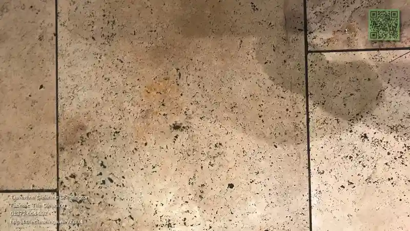 Repairing cracks and holes in Travertine