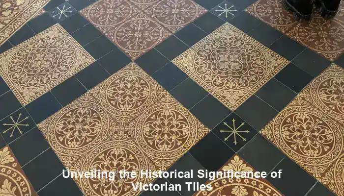 Historical Victorian Tiles in York Cathedral UK