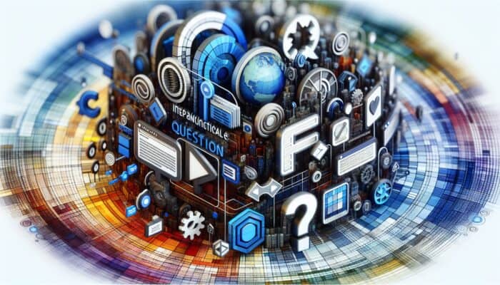 A dynamic website interface featuring interactive FAQs, expandable questions, and video tutorials on website setup, boosting engagement and trust.