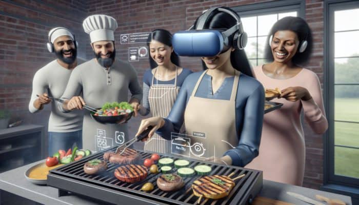 VR BBQ Cooking Simulations for an Immersive Experience