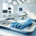 Blue Vinyl Powdered Gloves: Shop Local in Chichester