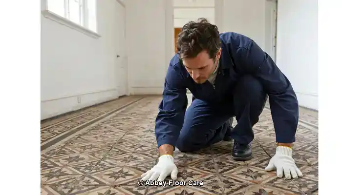 Restoring Victorian Mosaic Tiles to Their Vibrant Color