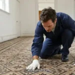 Restoring Victorian Mosaic Tiles with Colorful Pigments